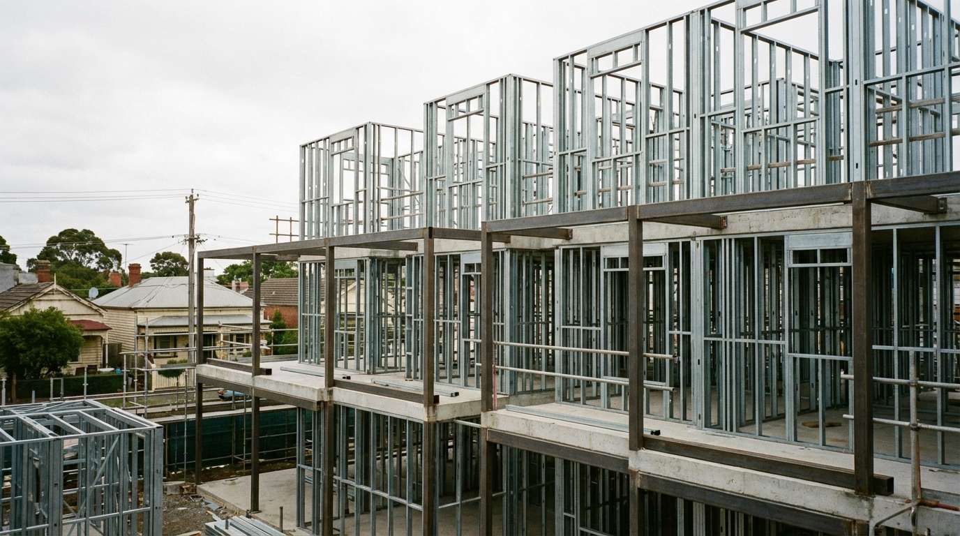 Residential structural steel fabrication Melbourne — structural steel beams and columns for homes and townhouses
