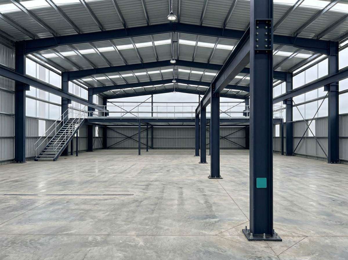 Commercial and industrial structural steel warehouse Melbourne