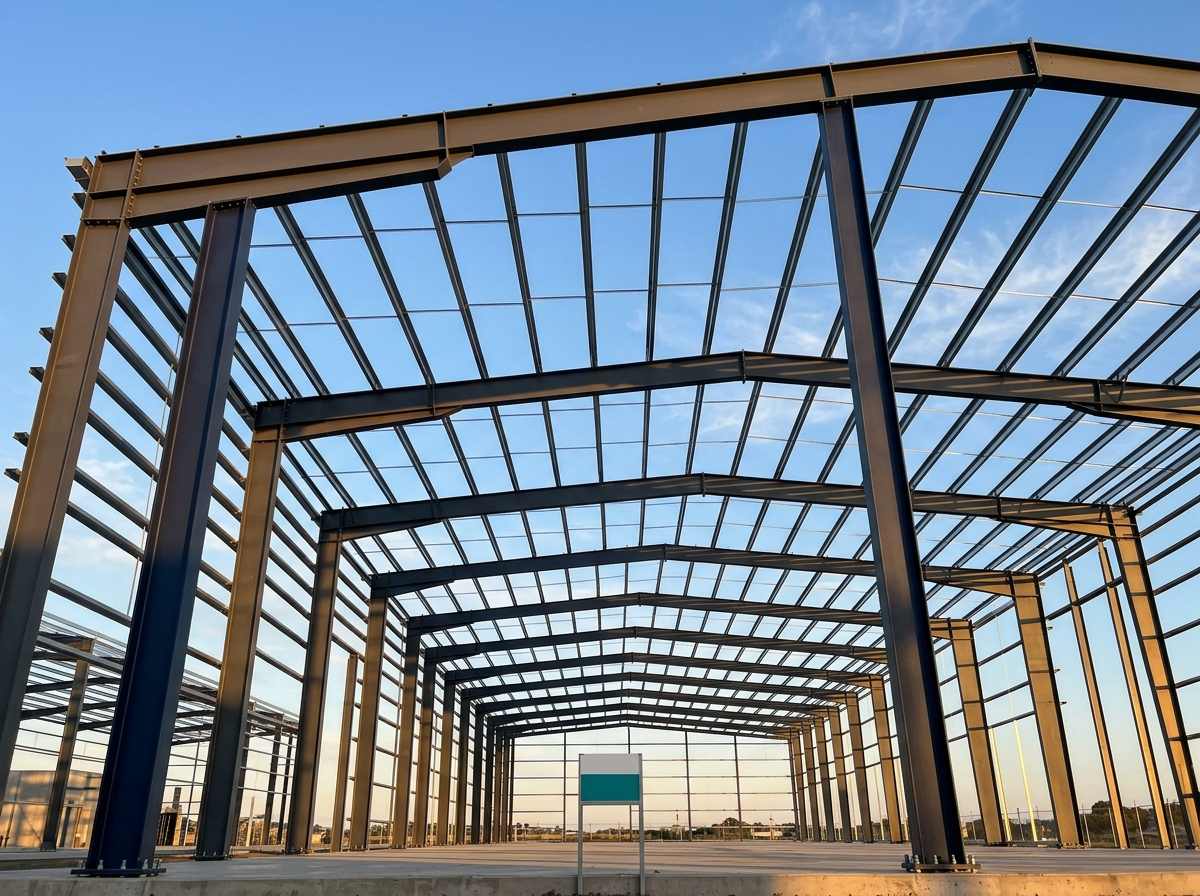 Commercial structural steel frame building Melbourne